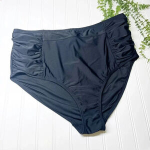 Ava & Viv - Target Black High Waisted Swimsuit Bottom Women's Plus Size 20/22